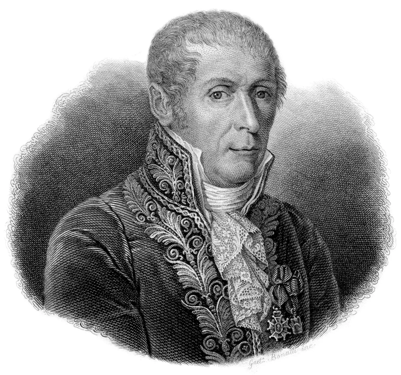 Retrato de Alessandro Volta