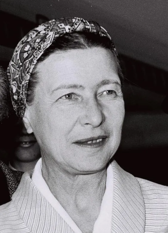 Retrato de Simone de Beauvoir
