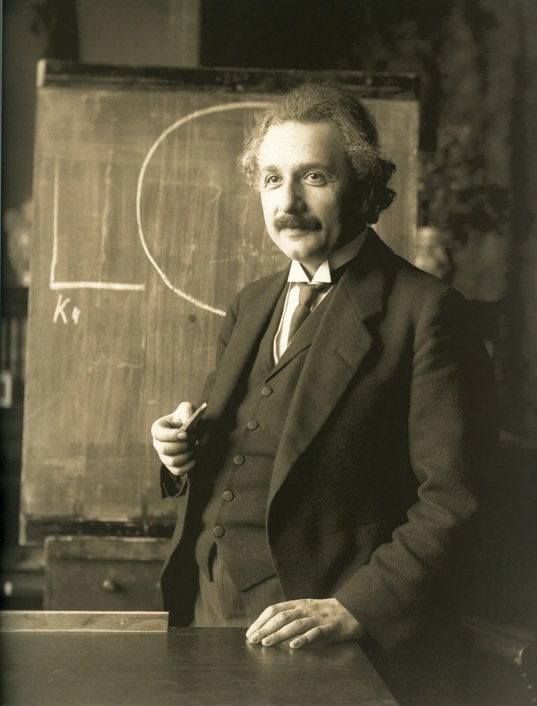 Retrato de Albert Einstein