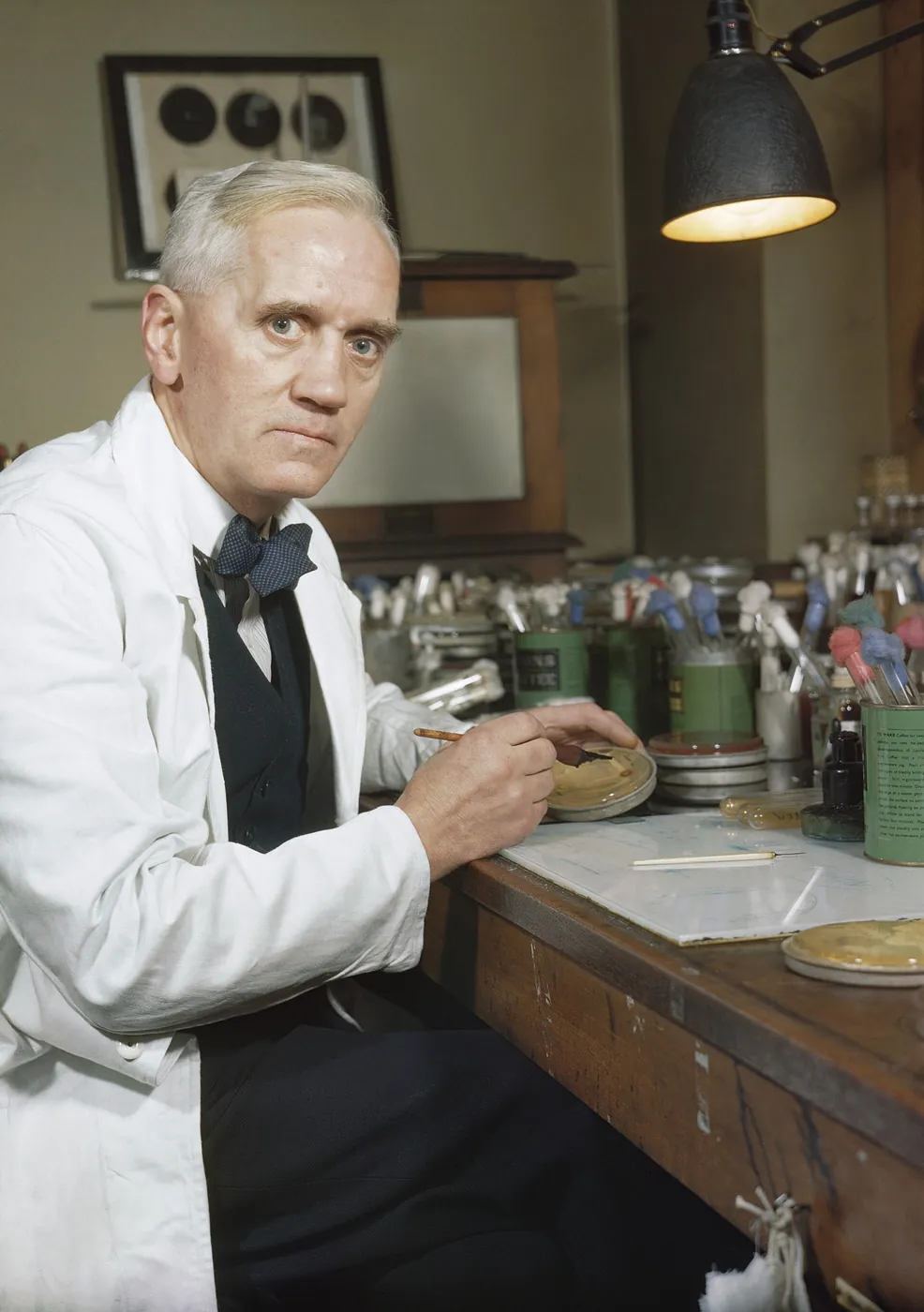 Retrato de Alexander Fleming