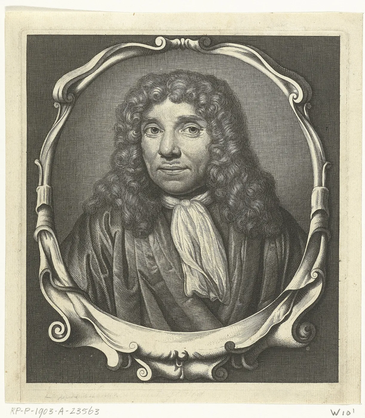 Retrato de Antonie van Leeuwenhoek