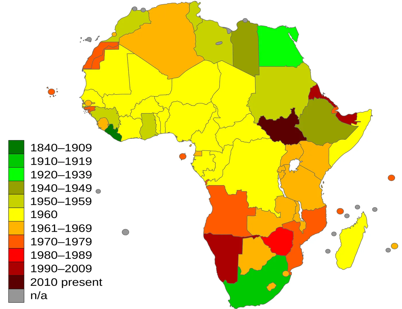 1960, el año de África
