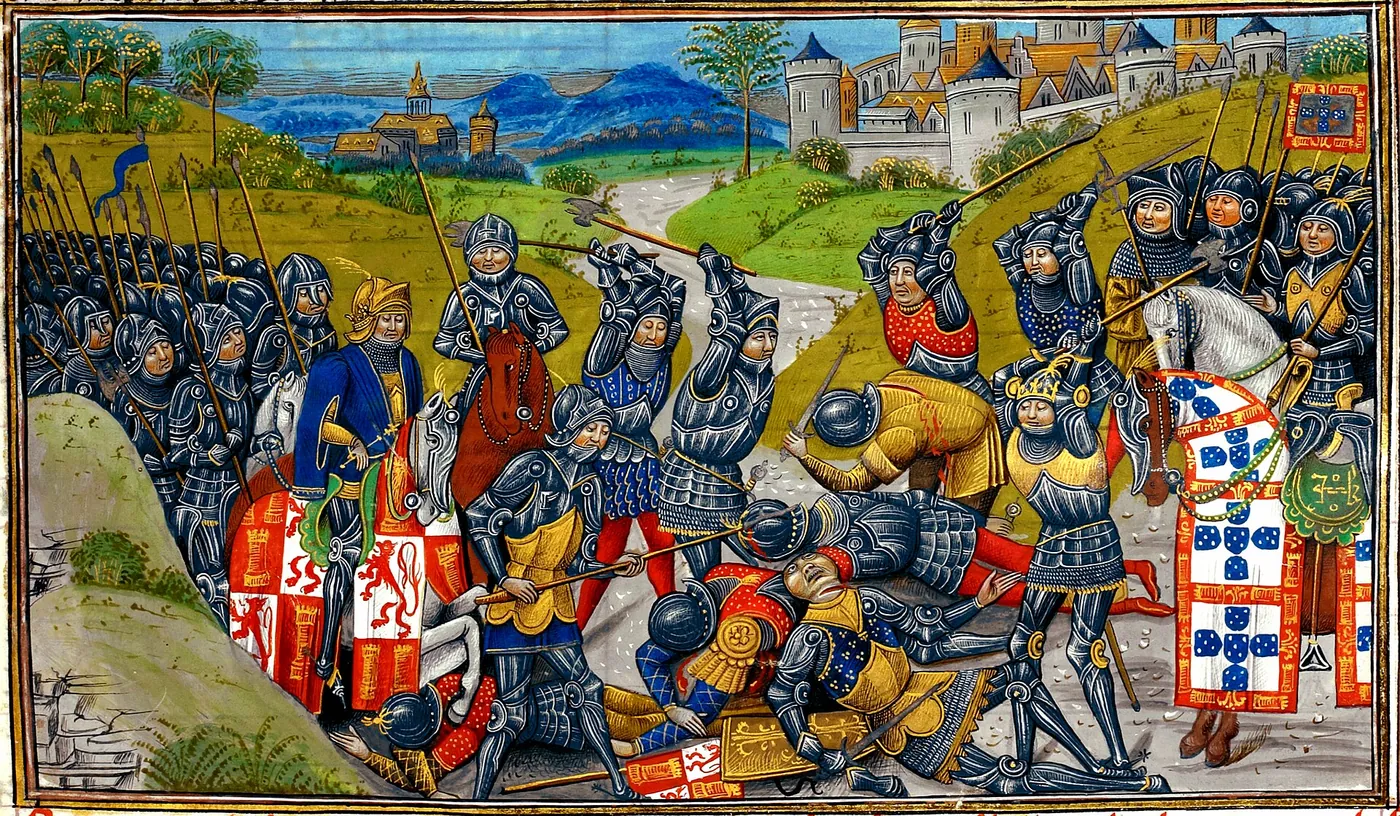 La batalla de Aljubarrota