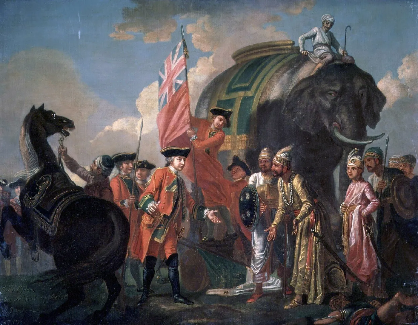 La batalla de Plassey