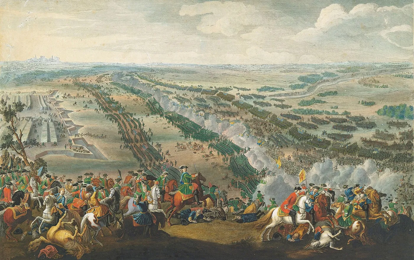 La batalla de Poltava