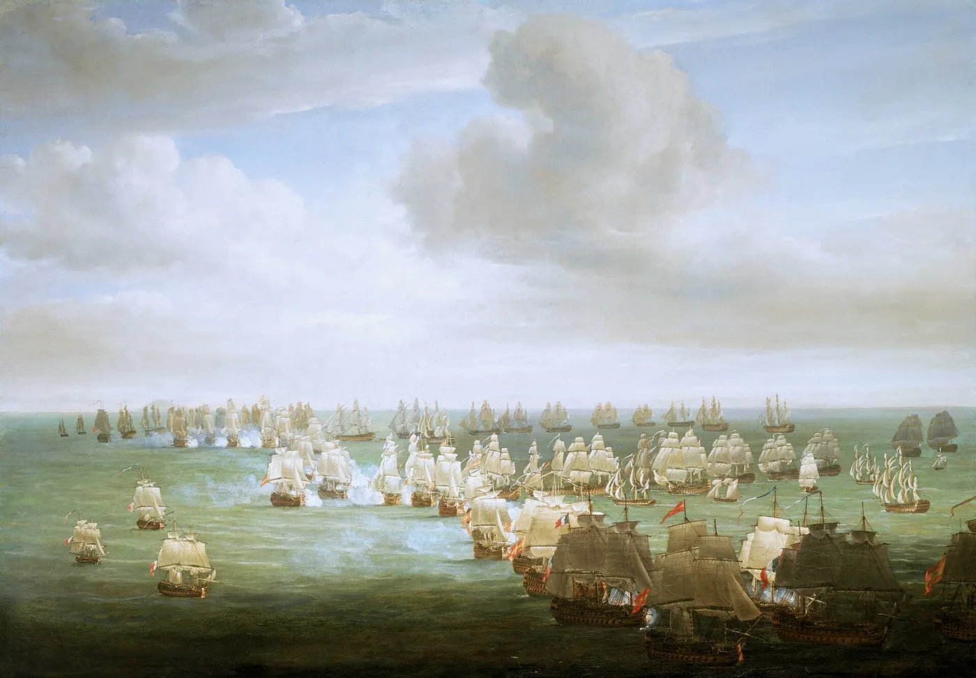 La batalla de Trafalgar