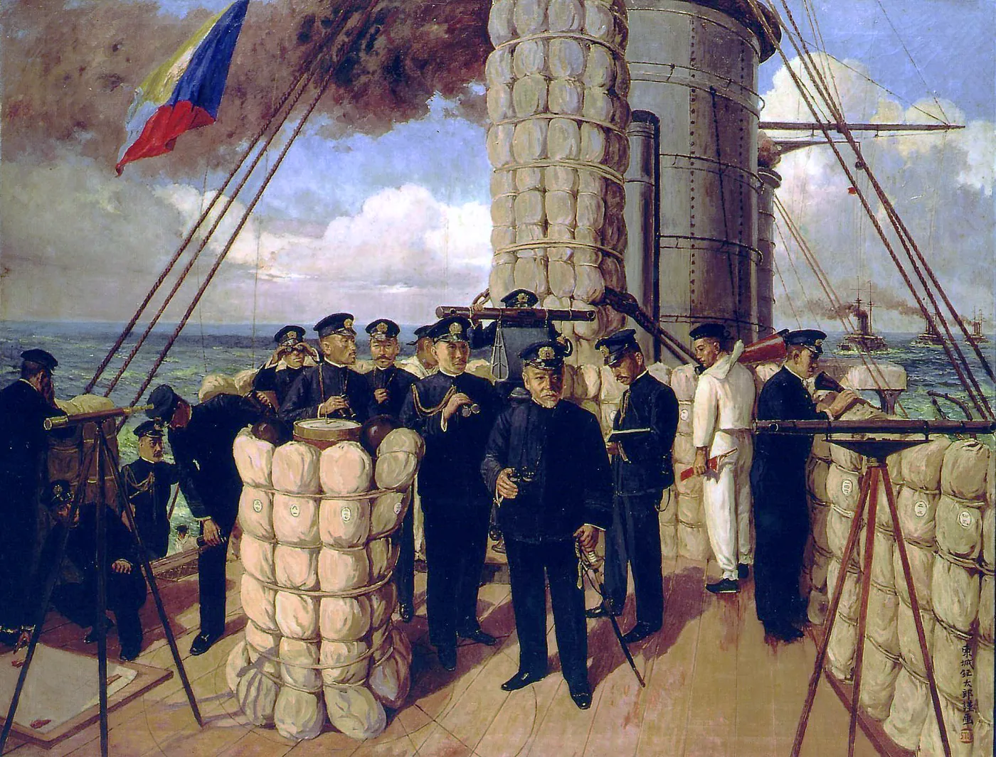 La batalla de Tsushima