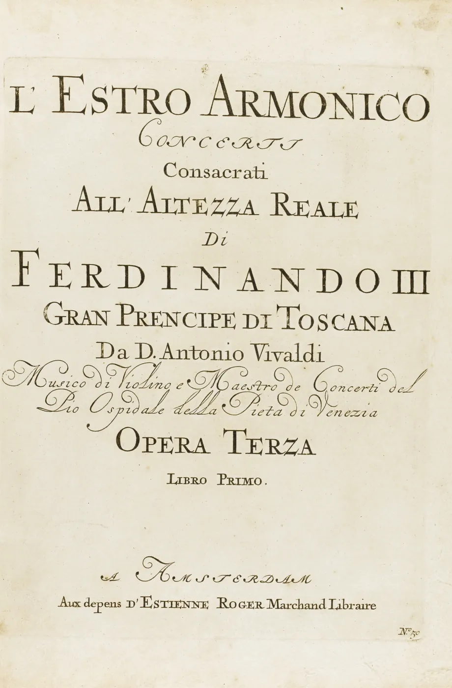 Vivaldi pone a una sola persona delante de la orquesta