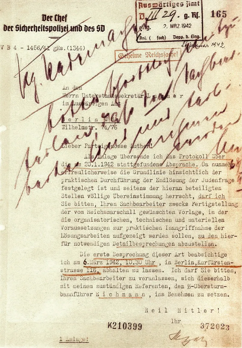 La conferencia de Wannsee