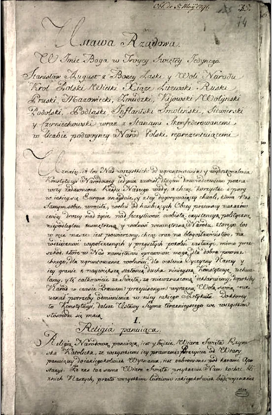 La Constitución polaca del 3 de mayo