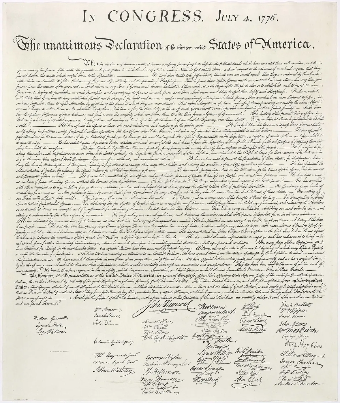 Estados Unidos declara su independencia
