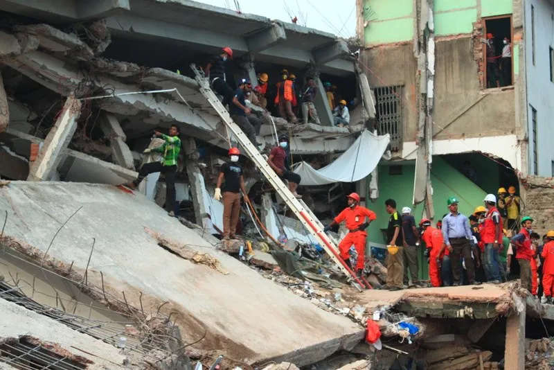 El derrumbe del Rana Plaza