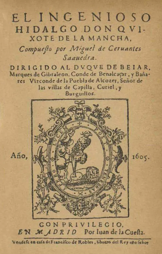 Se publica el Quijote