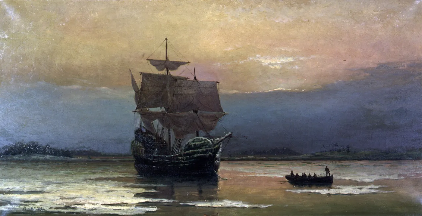 El Mayflower llega a América