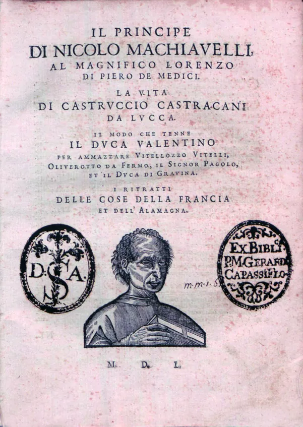 Se publica «El príncipe», veinte años después de escrito
