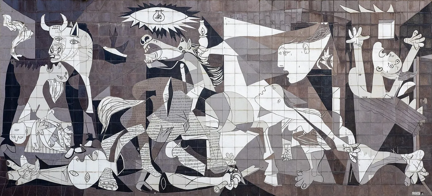Picasso pinta el Guernica