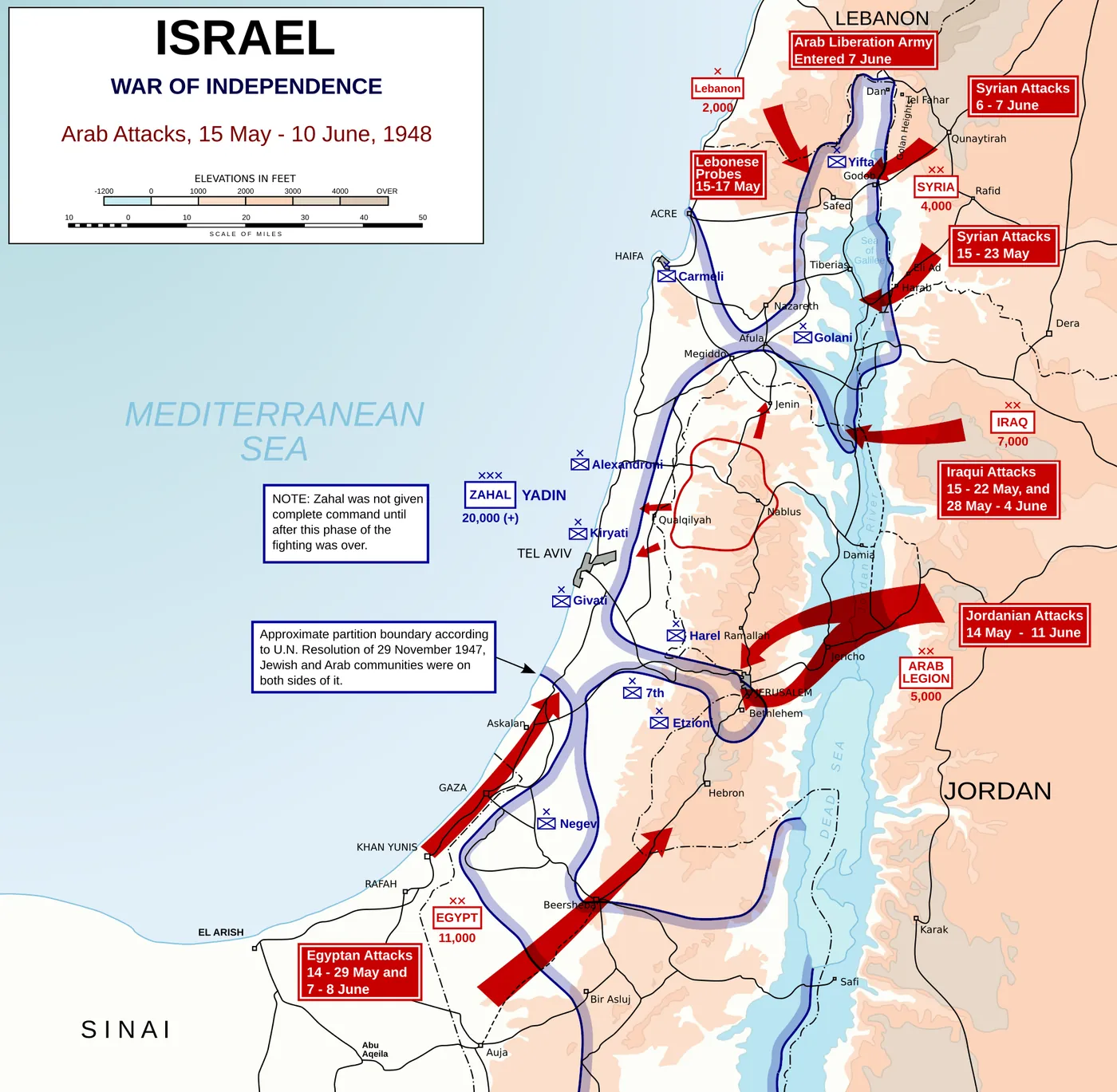 Empieza la guerra árabe-israelí de 1948