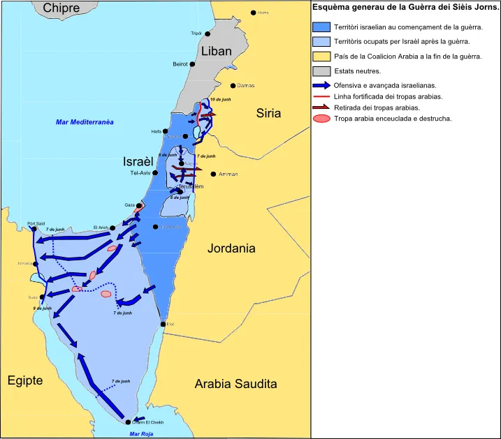 La guerra de los Seis Días