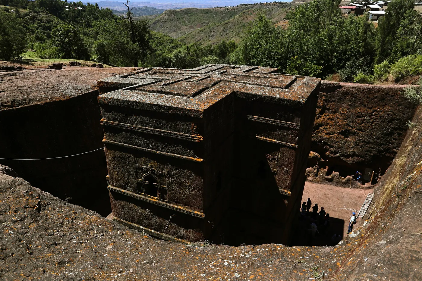 Lalibela: once iglesias excavadas hacia abajo