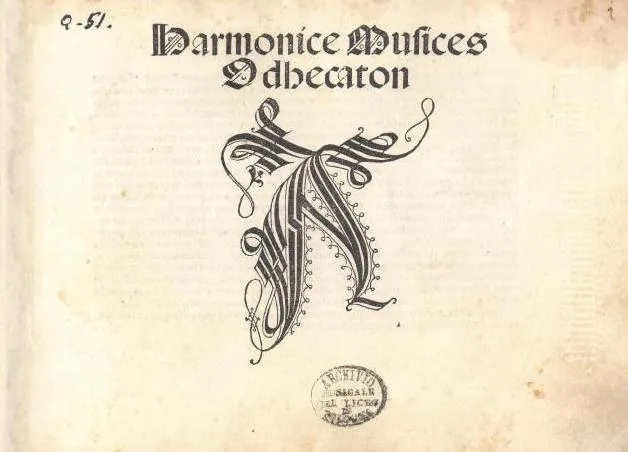 Petrucci imprime el primer libro de música