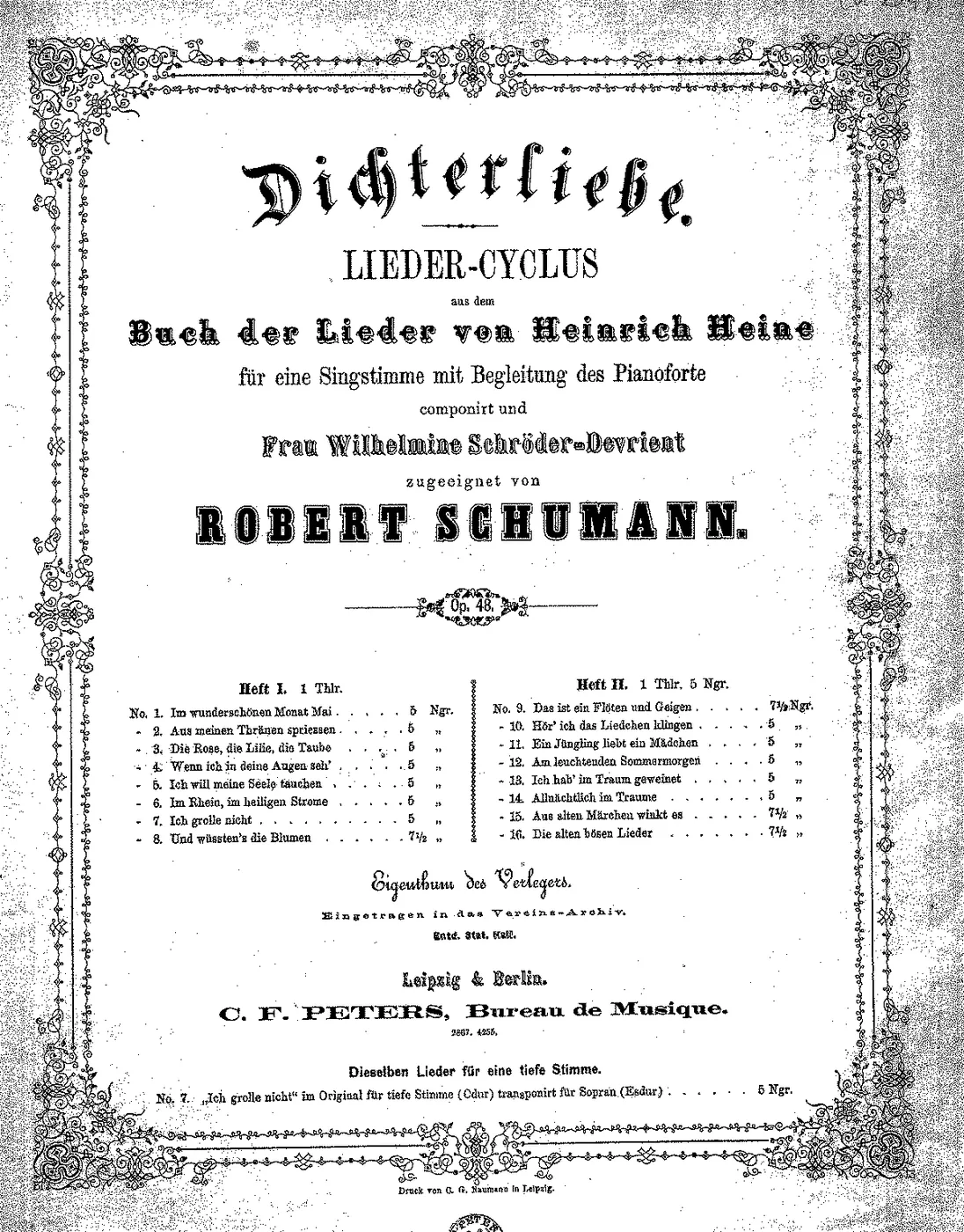 Schubert convierte un poema en una escena de tres minutos