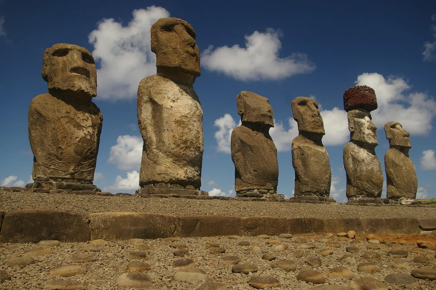 Los moái de Rapa Nui