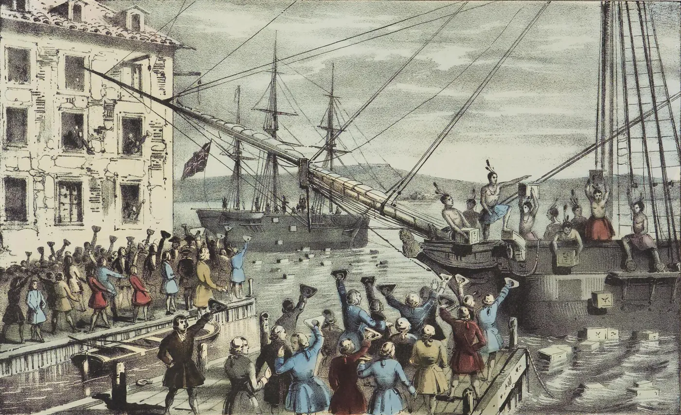 El motín del té de Boston