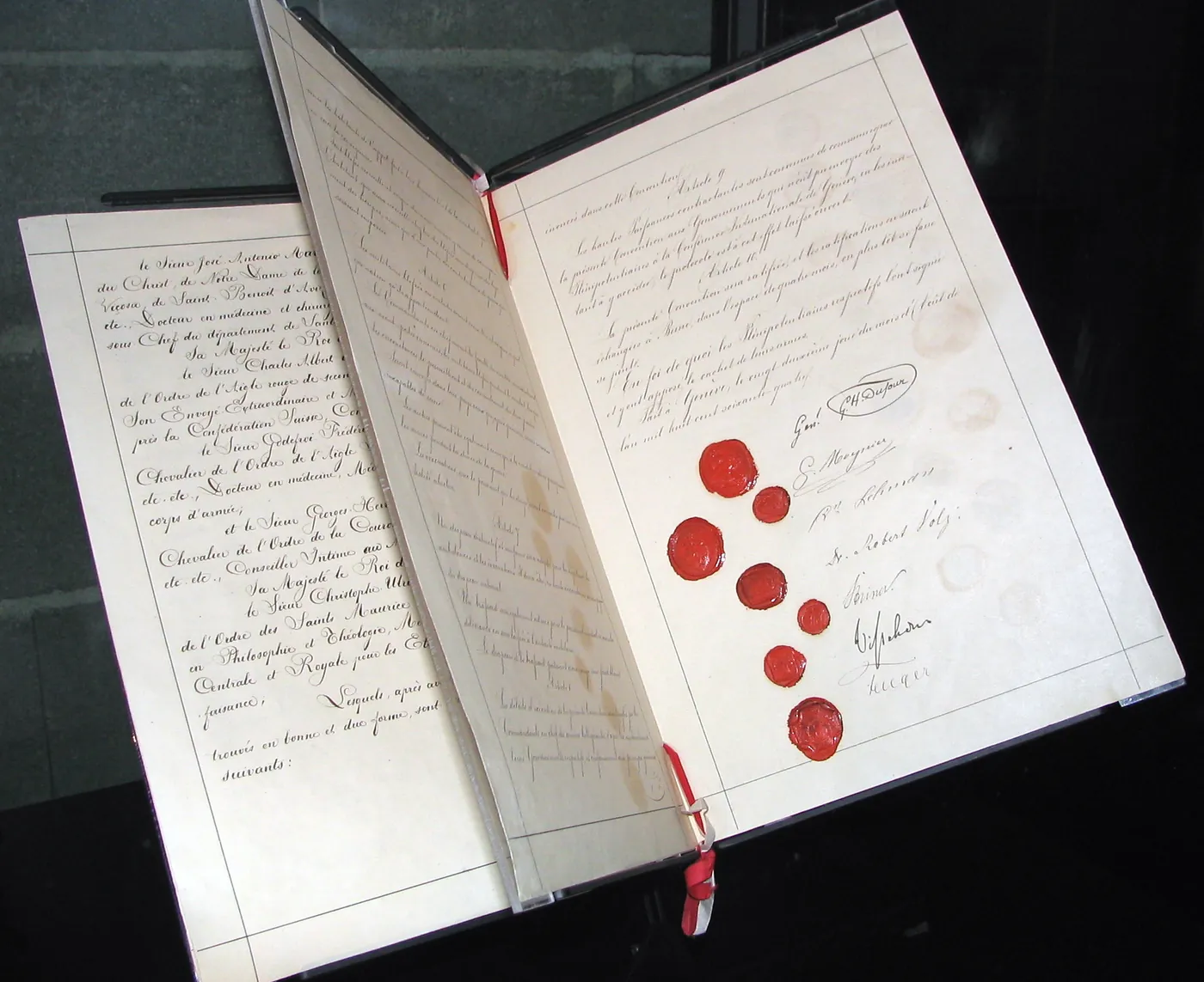 El primer Convenio de Ginebra