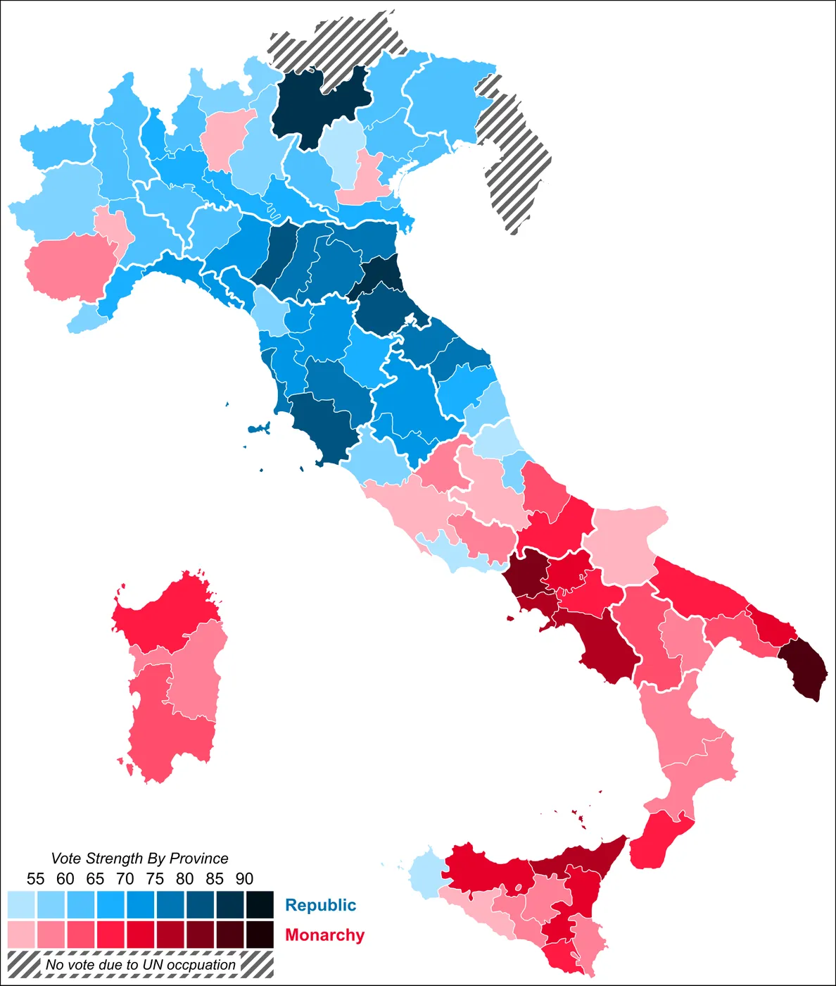 Italia vota abolir la monarquía