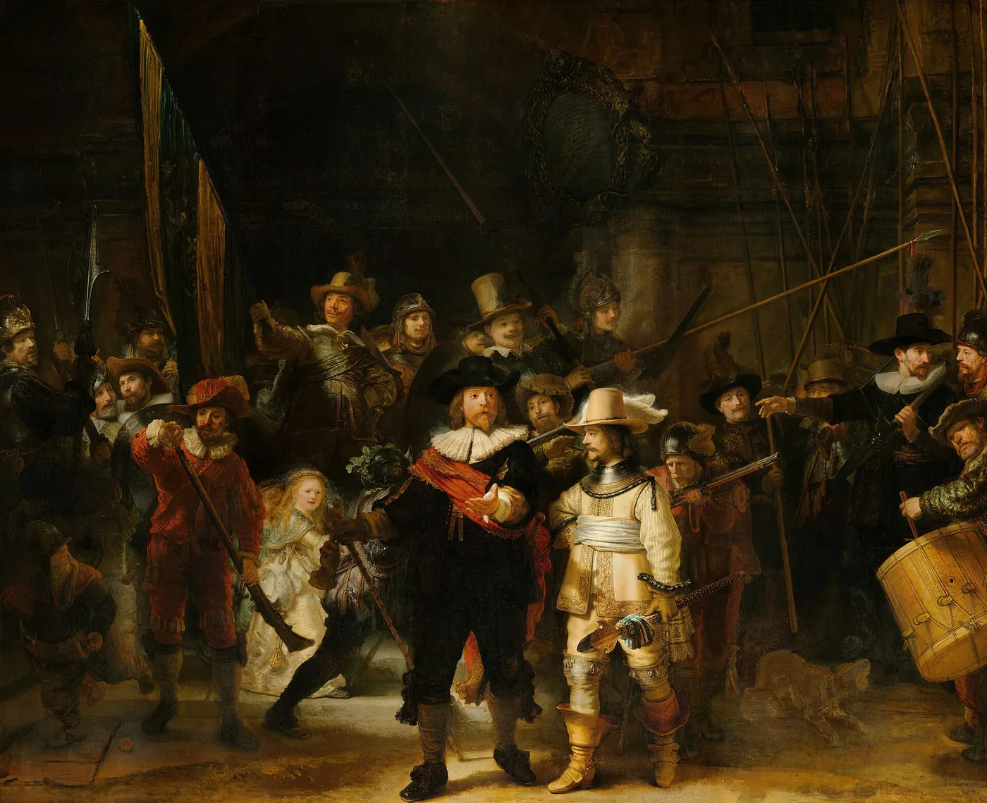 Rembrandt rompe el retrato de grupo
