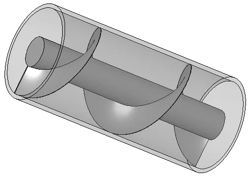 El tornillo de Arquímedes sube el agua con solo hacerlo girar