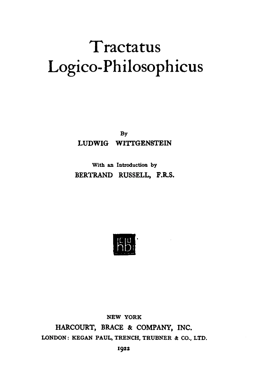 Wittgenstein escribe un libro en el frente y cree haber terminado