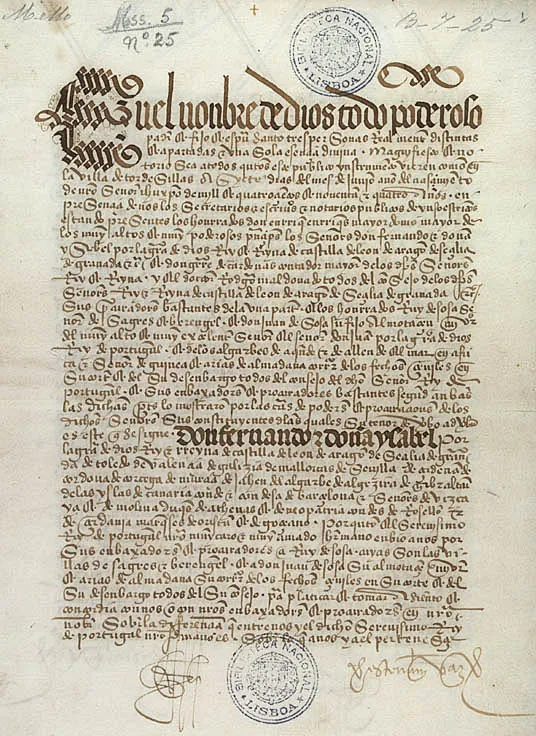 Castilla y Portugal se reparten el mundo