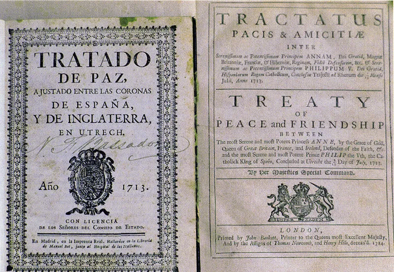 El Tratado de Utrecht